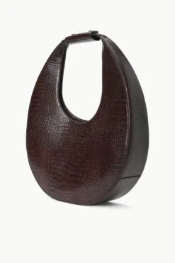 LARGE MOON BAG | ESPRESSO CROC EMBOSSED -Staud Store STAUD LARGEMOOON TOTEBAG ESPRESSO FALL 23 ECOM 2 9d7aeb19 e003 4f76 a911 01137669c98c