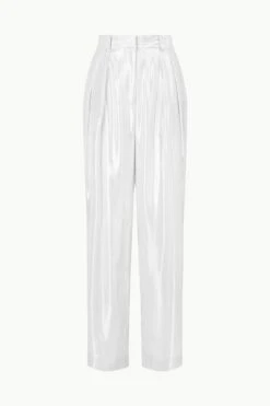 LUISA PANT | SILVER -Staud Store STAUD LUISAPANT SILVER ECOM 1