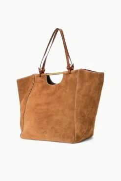 MAR TOTE | TAN SUEDE -Staud Store STAUD MAR TOTE TAN FALL 23 ECOM 2 R