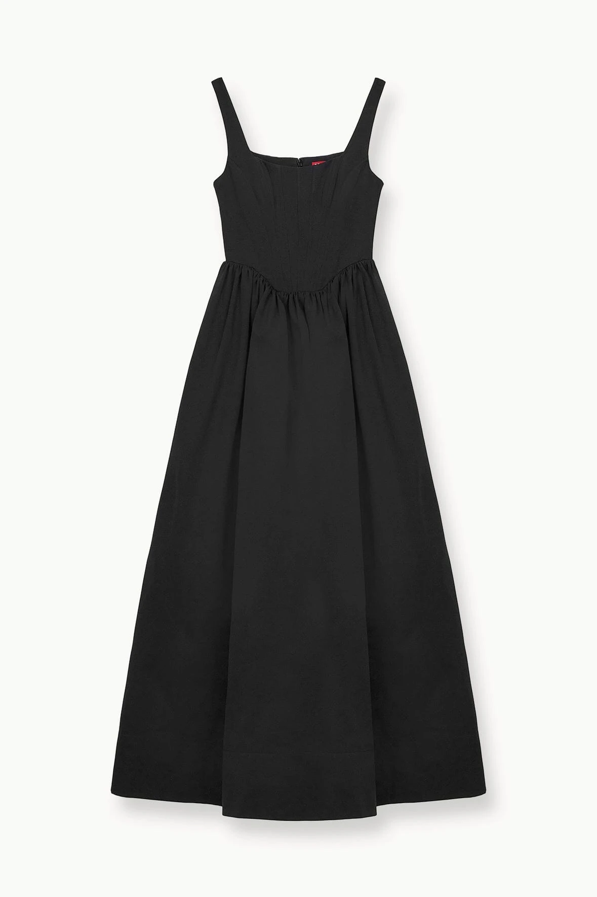 MAXI LANDSCAPE DRESS | BLACK MAXI LANDSCAPE DRESS | BLACK -Staud Store STAUD MAXILANDSCAPE OCCASIONDRESS BLACK FALL 23 ECOM 1