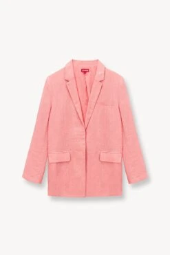 MAXWELL BLAZER | ROSEBUD -Staud Store STAUD MAXWELL BLAZER ROSEBUD SPRING 23 ECOM 1