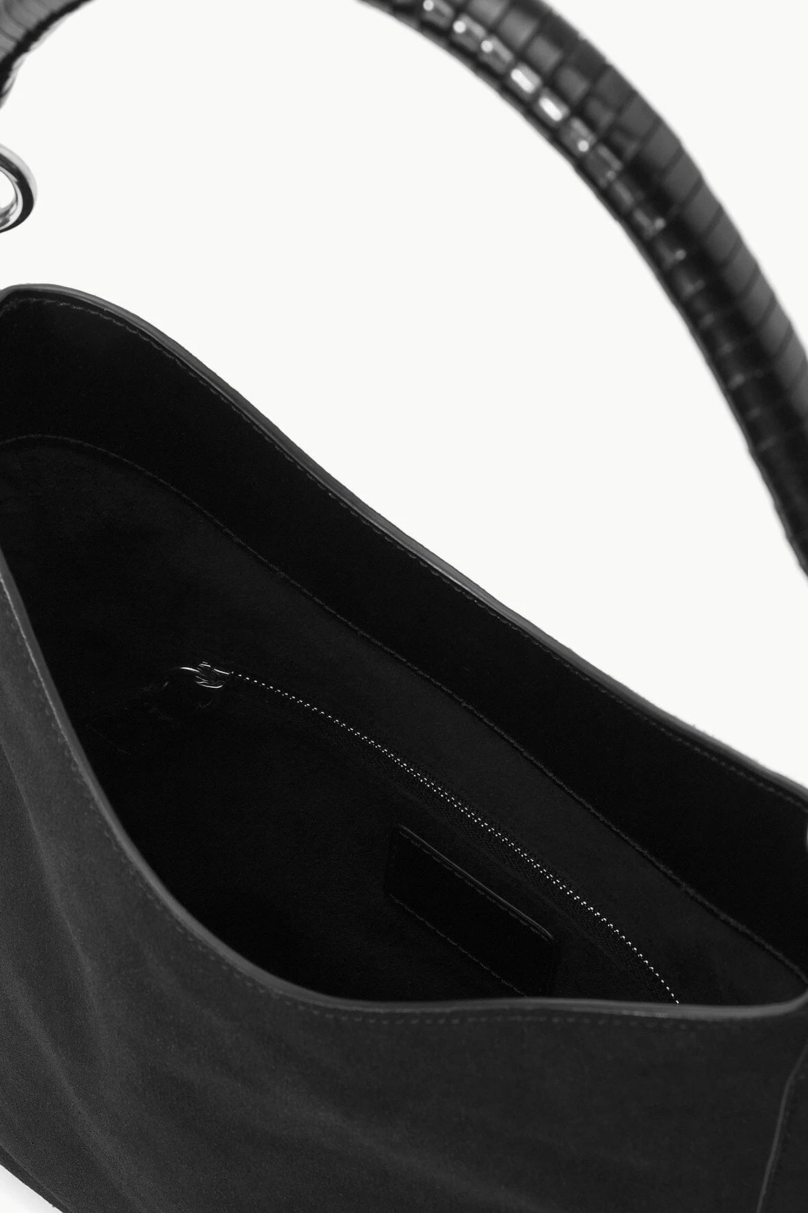 MEL BAG | BLACK SUEDE MEL BAG | BLACK SUEDE -Staud Store STAUD MEL BAG BLACK FALL 23 ECOM 3