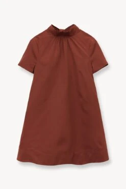 MINI ILANA DRESS | CLOVE -Staud Store STAUD MINI ILANA DRESS CLOVE SUPF 23 ECOM 1