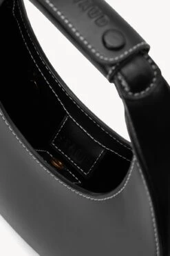 MINI MOON BAG | BLACK -Staud Store STAUD MINI MOON BAG BLACK HOLIDAY 22 ECOM 4 b3634297 341a 4915 8196 7eb6f37d47a1