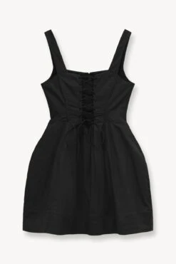 MINI SUTTON DRESS | BLACK -Staud Store STAUD MINI SUTTON DRESS BLACK SUPF 23 ECOM 1 1