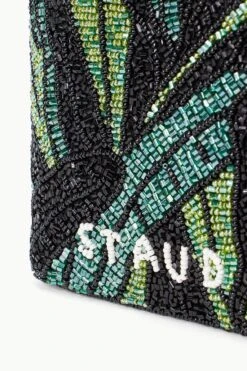 ZOE BEADED BAG | GREEN PALM 6 ZOE BEADED BAG | GREEN PALM -Staud Store STAUD MINIBEADEDCOTE BAG GREENPALM SUPF 23 ECOM 3