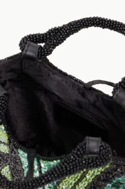 ZOE BEADED BAG | GREEN PALM 7 ZOE BEADED BAG | GREEN PALM -Staud Store STAUD MINIBEADEDCOTE BAG GREENPALM SUPF 23 ECOM 4