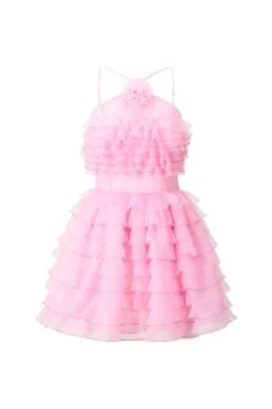 MINI FLORIAN DRESS | TULIP -Staud Store STAUD MINIFLORIANDRESS TULIP ECOM 1