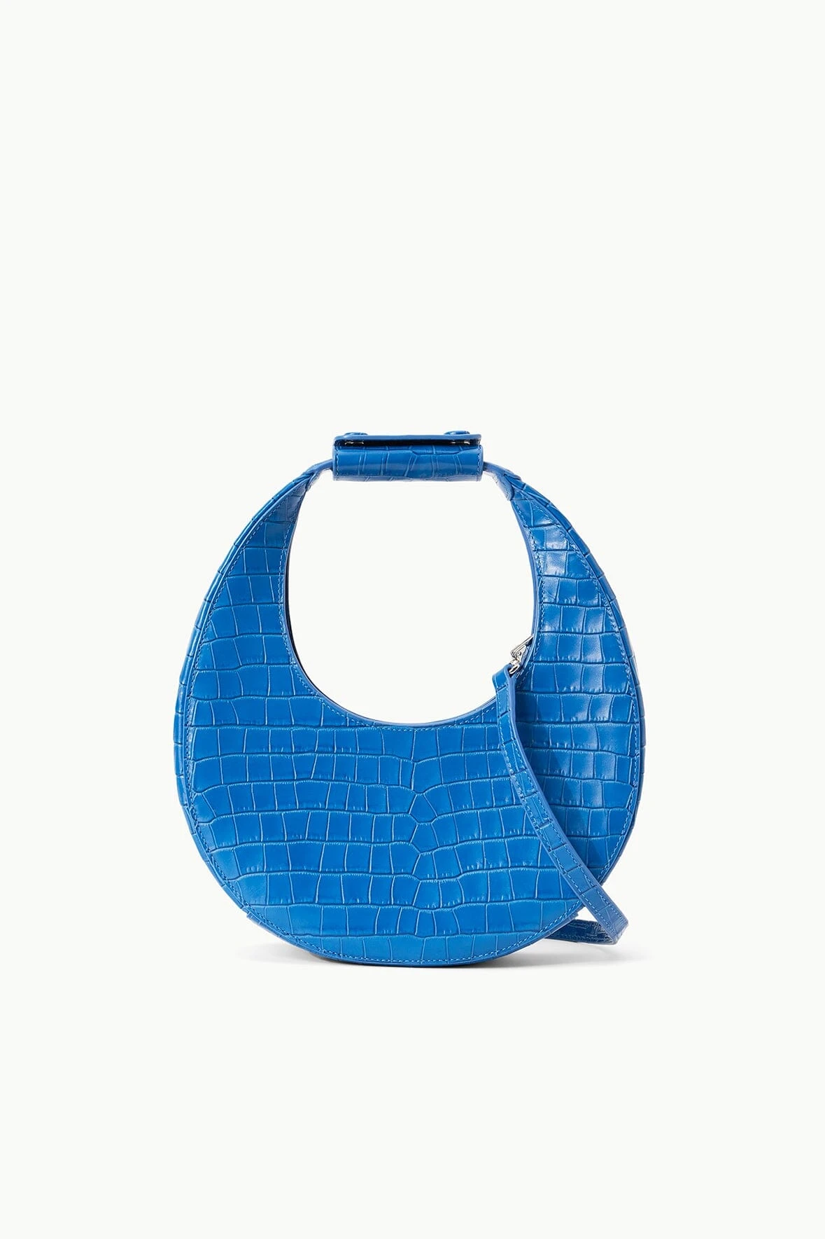 MINI MOON BAG | ISLAND BLUE MINI MOON BAG | ISLAND BLUE -Staud Store STAUD MINIMOON BAG ISLANDBLUE SUPF 23 ECOM 1