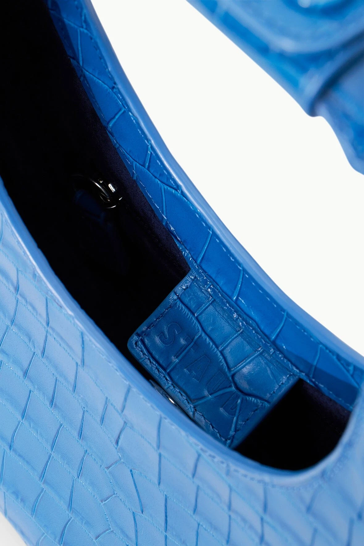 MINI MOON BAG | ISLAND BLUE MINI MOON BAG | ISLAND BLUE -Staud Store STAUD MINIMOON BAG ISLANDBLUE SUPF 23 ECOM 4