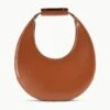 MOON BAG | SADDLE 1 MOON BAG | SADDLE -Staud Store STAUD MOONTOTE BAG TAN HOLIDAY 22 ECOM 1