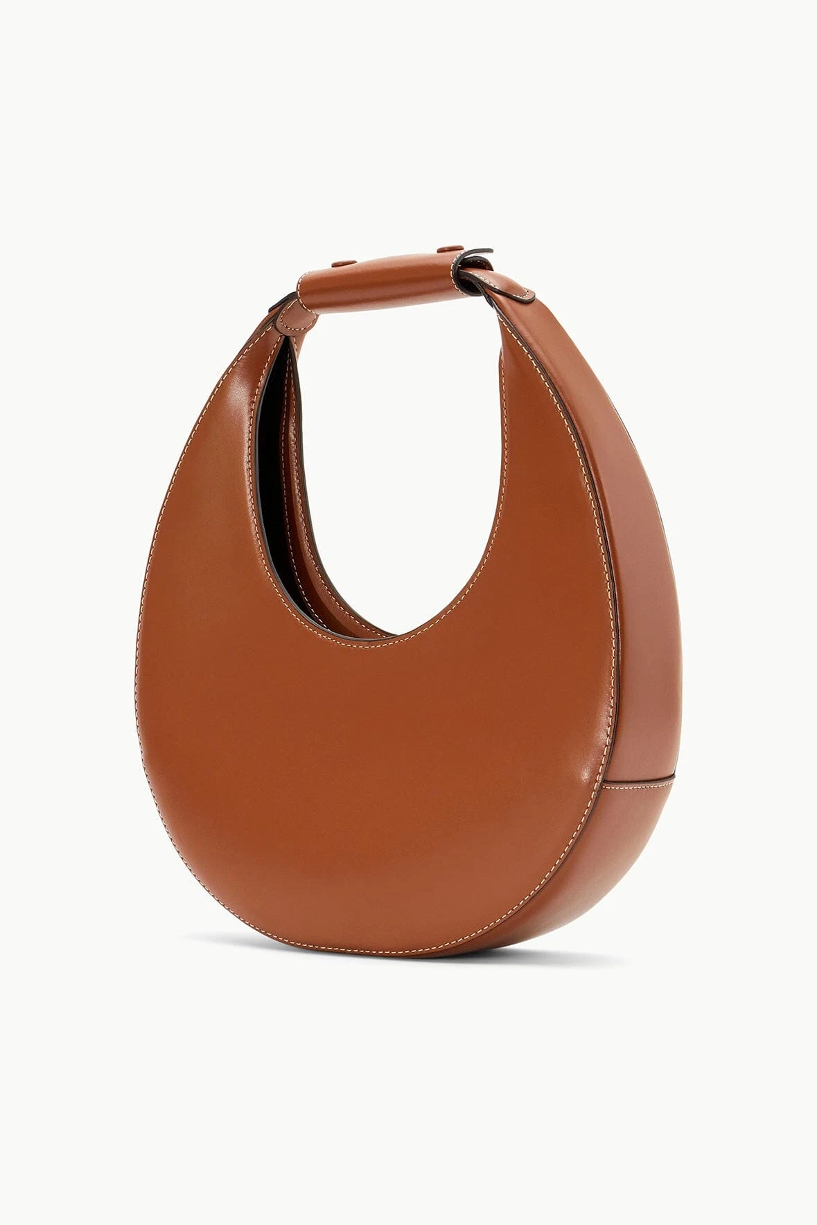 MOON BAG | SADDLE MOON BAG | SADDLE -Staud Store STAUD MOONTOTE BAG TAN HOLIDAY 22 ECOM 2