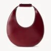 MOON BAG | RASPBERRY 1 MOON BAG | RASPBERRY -Staud Store STAUD MOON BAG BORDEAUX HOLIDAY 22 ECOM 1