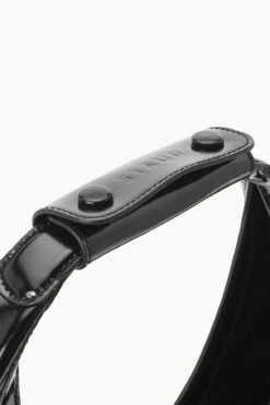 MOON BAG | BLACK POLISHED -Staud Store STAUD MOON TOTEBAG BLACK FALL 23 ECOM 4
