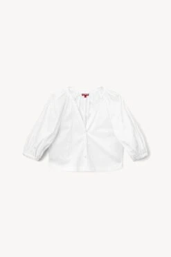 DILL TOP | WHITE -Staud Store STAUD NEW DILL TOP WHITE FALL 22 ECOM 1