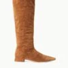OLGA BOOT | TAN SUEDE -Staud Store STAUD OLGA BOOT TAN FALL 23 ECOM 1