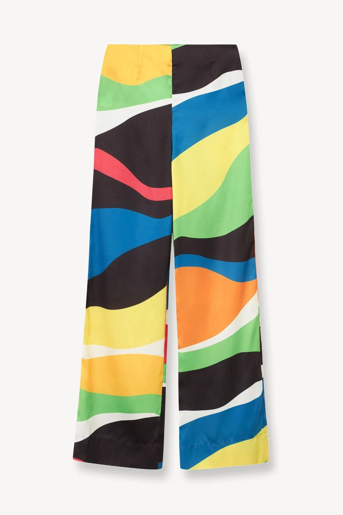 OSCAR PANT | MARBLE WAVE OSCAR PANT | MARBLE WAVE -Staud Store STAUD OSCAR PANT MARBLE WAVE SUPF 23 ECOM 1