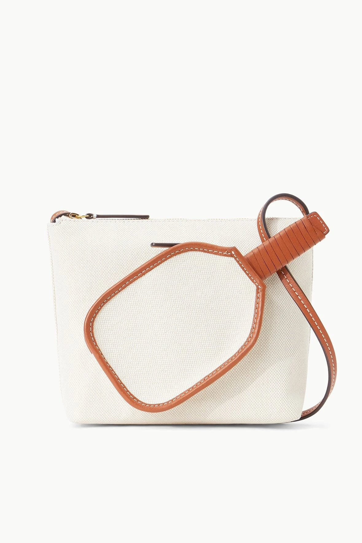 ACE CROSSBODY BAG | NATURAL TAN ACE CROSSBODY BAG | NATURAL TAN -Staud Store STAUD PADDLE BAG IVORY SUPF 23 ECOM 1 3