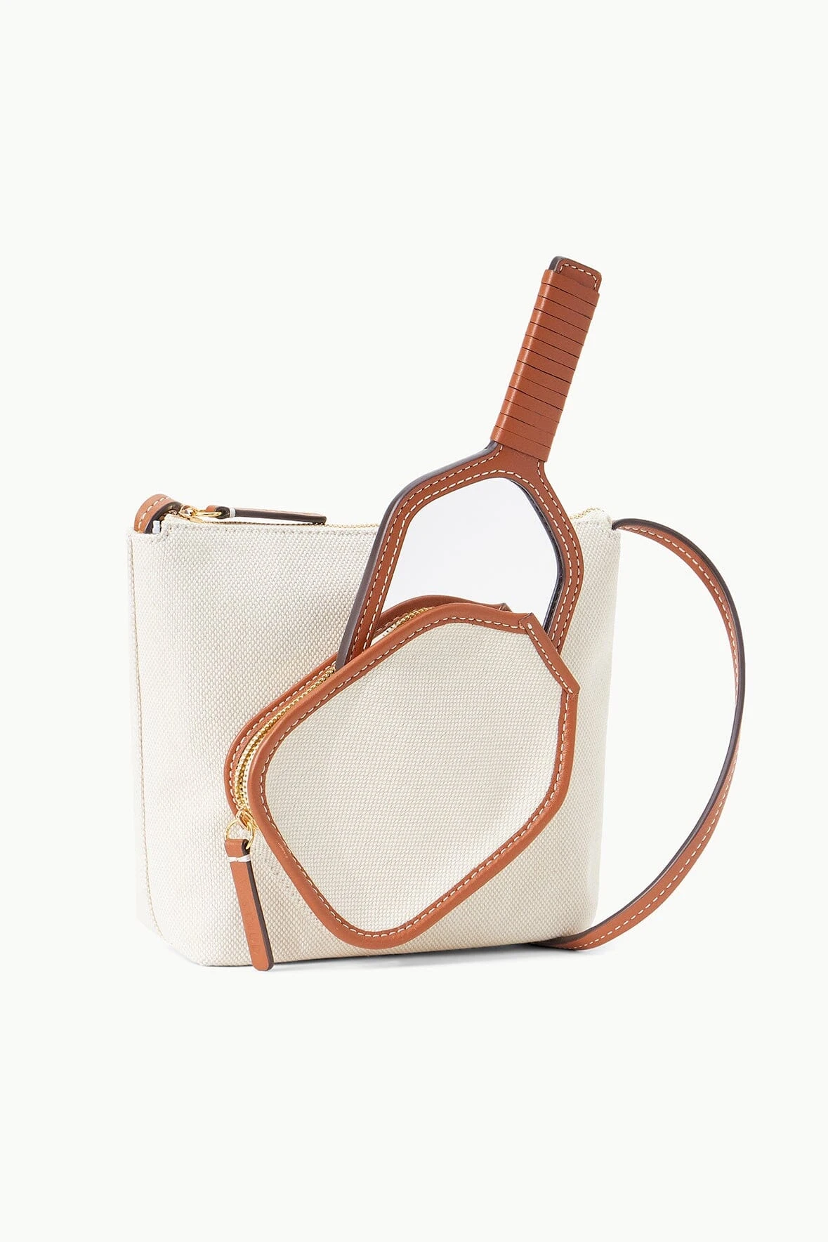 ACE CROSSBODY BAG | NATURAL TAN ACE CROSSBODY BAG | NATURAL TAN -Staud Store STAUD PADDLE BAG IVORY SUPF 23 ECOM 3
