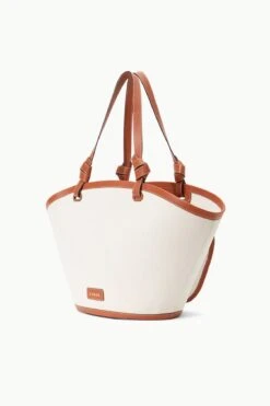 REPLAY TOTE | NATURAL TAN -Staud Store STAUD PADDLE TOTE IVORY SUPF 23 ECOM 2