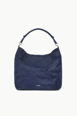 PERRY BAG | NAVY HAIRCALF -Staud Store STAUD PARRYHOBO BAG NAVY FALL 23 ECOM 2 1