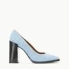 PAZ PUMP | DENIM BLUE 1 PAZ PUMP | DENIM BLUE -Staud Store STAUD PAZ PUMP DENIMBLUE FALL 23 ECOM 1
