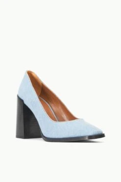 PAZ PUMP | DENIM BLUE 4 PAZ PUMP | DENIM BLUE -Staud Store STAUD PAZ PUMP DENIMBLUE FALL 23 ECOM 2