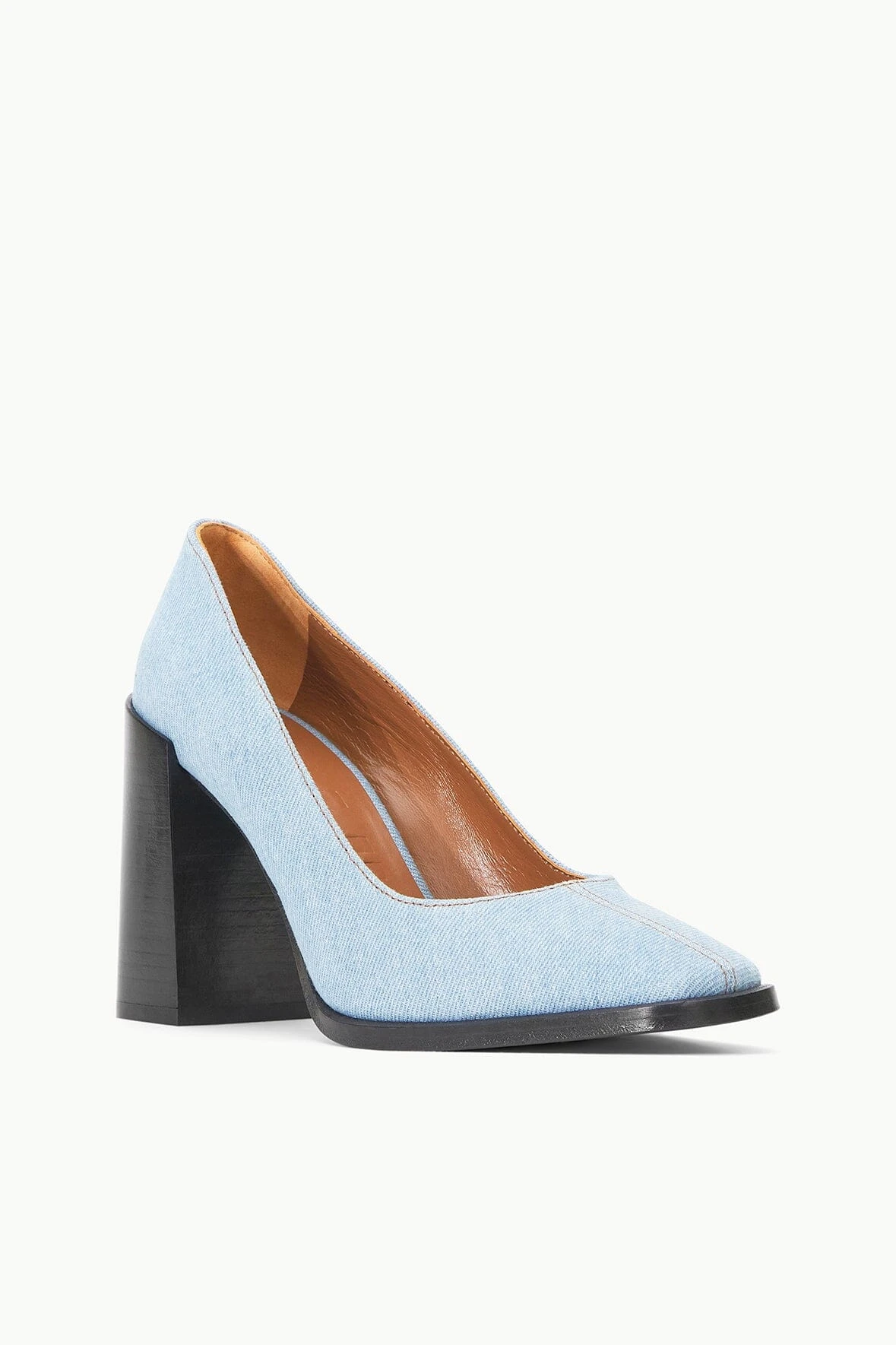 PAZ PUMP | DENIM BLUE PAZ PUMP | DENIM BLUE -Staud Store STAUD PAZ PUMP DENIMBLUE FALL 23 ECOM 2