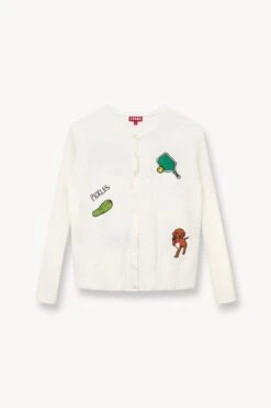 PICKLER SWEATER | IVORY -Staud Store STAUD PICKLER SWEATER IVORY SUPF 23 ECOM 1