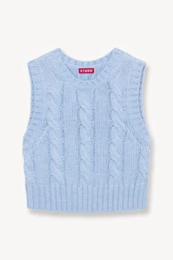 PINGO SWEATER | FRENCH BLUE 6 PINGO SWEATER | FRENCH BLUE -Staud Store STAUD PINGO SWEATER FRENCH BLUE FALL 23 ECOM 1