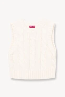 PINGO SWEATER | IVORY -Staud Store STAUD PINGO SWEATER IVORY FALL 23 ECOM 1