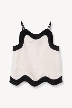 RENATA TOP | NATURAL BLACK -Staud Store STAUD RENATA TOP NATURAL BLACK SPRING 23 ECOM 1 1