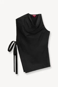 SAWYER TOP | BLACK -Staud Store STAUD SAWYER TOP BLACK SUPF 23 ECOM 1 1