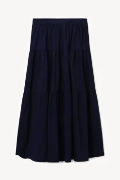 SEA SKIRT | NAVY -Staud Store STAUD SEA SKIRT NAVY HOLIDAY 22 ECOM 1