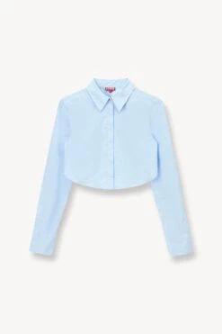 SENECA TOP | FRENCH BLUE -Staud Store STAUD SENECA TOP FRENCH BLUE SUPF 23 ECOM 1