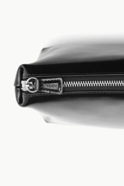 SHIRLEY LEATHER BAG | BLACK POLISHED 6 SHIRLEY LEATHER BAG | BLACK POLISHED -Staud Store STAUD SHIRLEYLEATHER TOTE BLACK FALL 23 ECOM 5