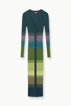 SHOKO SWEATER | PINE FOREST -Staud Store STAUD SHOKOSWEATER KNITDRESS PINEFOREST FALL 23 ECOM 1