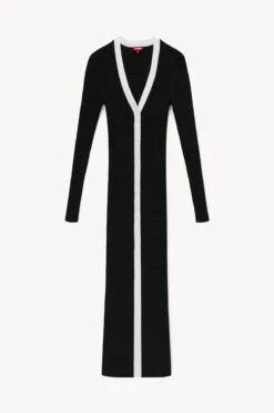 SHOKO SWEATER | BLACK 6 SHOKO SWEATER | BLACK -Staud Store STAUD SHOKO SWEATER BLACK WHITE SPRING 23 ECOM 1