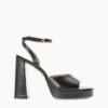 SOLANGE PLATFORM | BLACK 1 SOLANGE PLATFORM | BLACK -Staud Store STAUD SOLANGE PLATFORM BLACK FALL 23 ECOM 1
