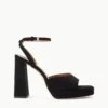 SOLANGE PLATFORM | BLACK SUEDE 2 SOLANGE PLATFORM | BLACK SUEDE -Staud Store STAUD SOLANGE PLATFORM BLACK SUPF 23 ECOM 1