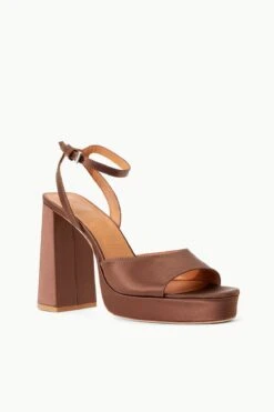 SOLANGE PLATFORM | CLOVE SATIN -Staud Store STAUD SOLANGE PLATFORM CLOVE SUPF 23 ECOM 2