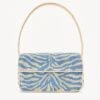 TOMMY BEADED BAG | LIGHT BLUE CREAM -Staud Store STAUD TOMMY BEADED BAG LBCR HOLIDAY 22 ECOM 1
