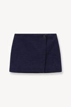 TOUR SKIRT | NAVY -Staud Store STAUD TOUR SKIRT NAVY SUPF 23 ECOM 1