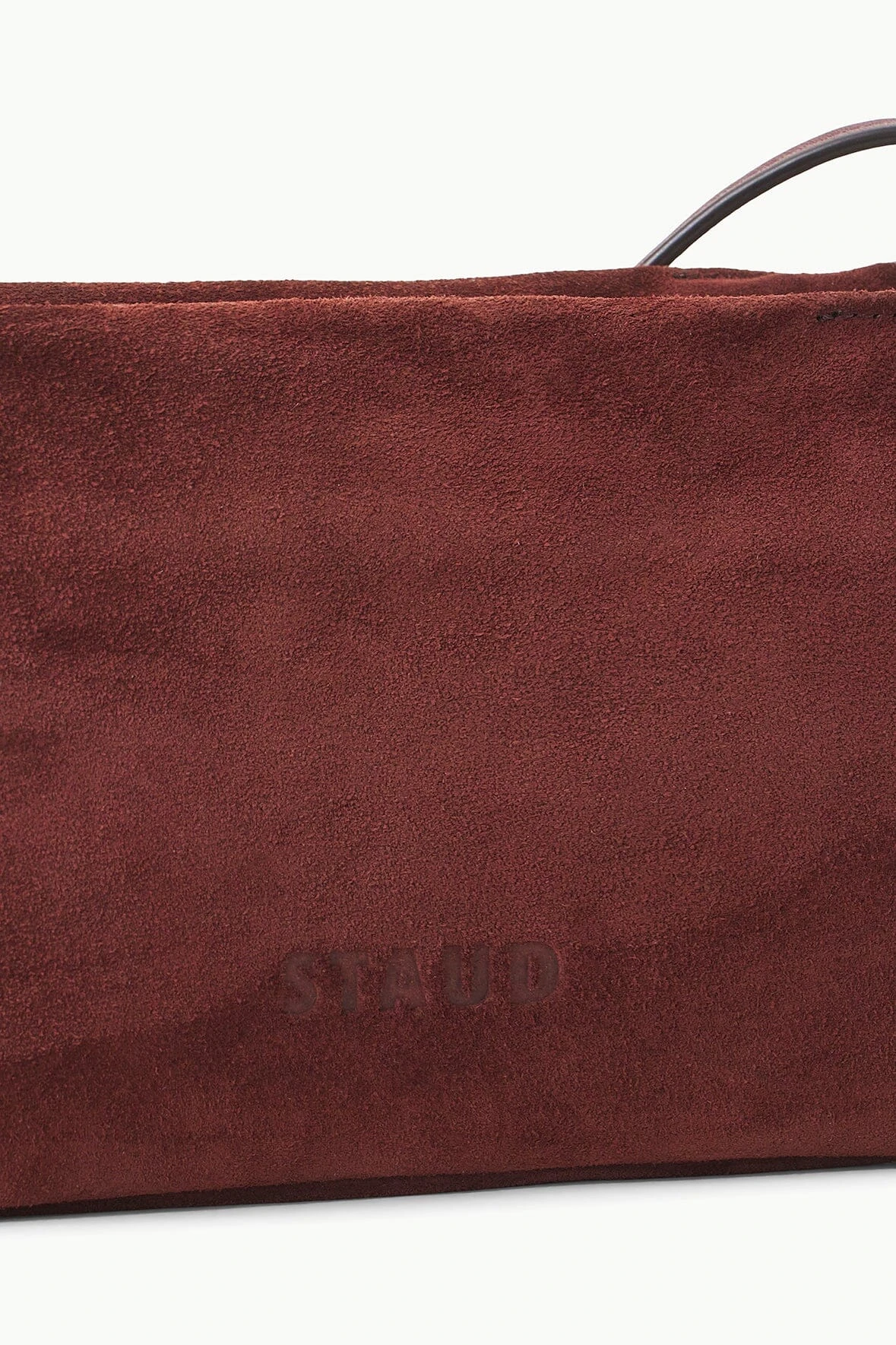 VIVI CROSSBODY BAG | MAHOGANY SUEDE VIVI CROSSBODY BAG | MAHOGANY SUEDE -Staud Store STAUD VIVI CROSSBODYBAG MAHOGANY FALL 23 ECOM 4