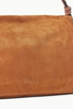VIVI SHOULDER BAG | TAN SUEDE -Staud Store STAUD VIVI SHOULDERBAG TAN FALL 23 ECOM 4