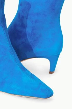 WALLY ANKLE BOOT | DIRECTOR BLUE SUEDE -Staud Store STAUD WALLYANKLE BOOT DIRECTORBLUE FALL 23 ECOM 5