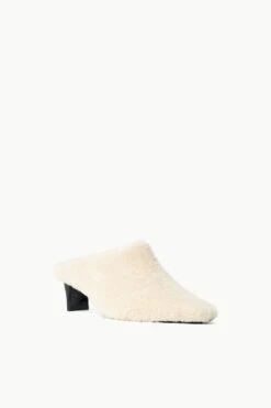WALLY MULE | CREAM BLACK -Staud Store STAUD WALLYMULE CREAMBLACK ECOM 2