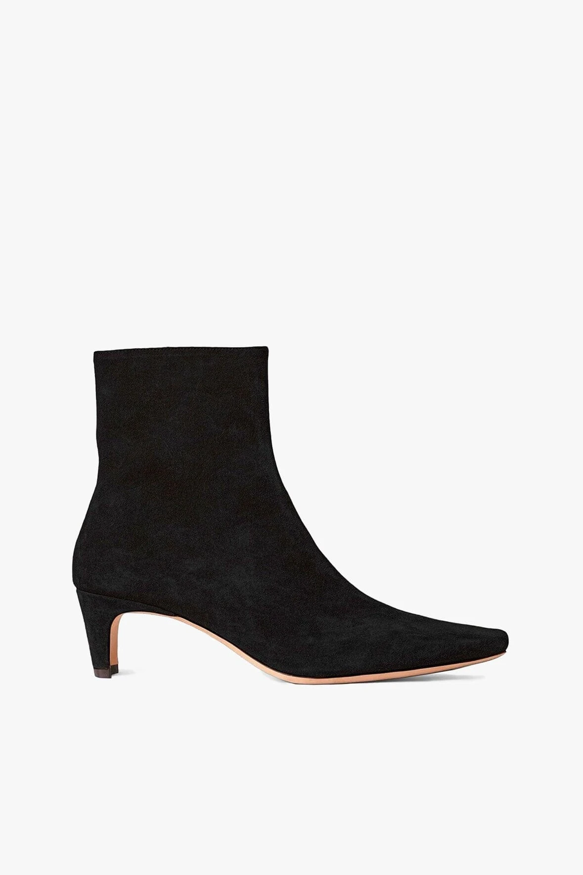 WALLY ANKLE BOOT | BLACK SUEDE -Staud Store STAUD WALLY ANKLE BOOT BLACK SUEDE SUPF 23 ECOM 1 web 70cf5829 a25d 4659 8994 212c4d19c6e7