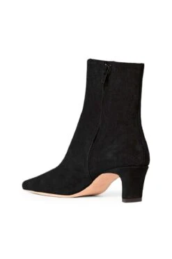 WALLY ANKLE BOOT | BLACK SUEDE -Staud Store STAUD WALLY ANKLE BOOT BLACK SUEDE SUPF 23 ECOM 3 web