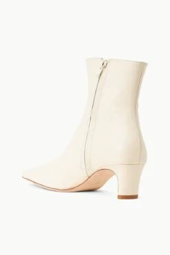 WALLY ANKLE BOOT | CREAM -Staud Store STAUD WALLY ANKLEBOOT CREAM SUPF 23 ECOM 3